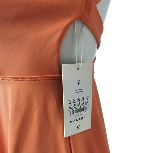 Halara Womens Athletic Open Back Strappy Dress, Orange, Unlined, Size Small - Picture 7 of 7